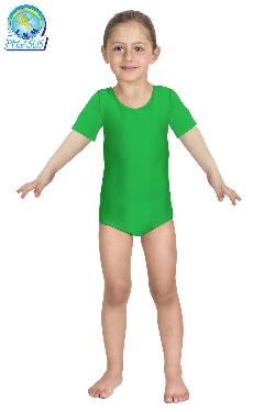 BODY DANZA IN LYCRA MEZZA MANICA VERDE BABY